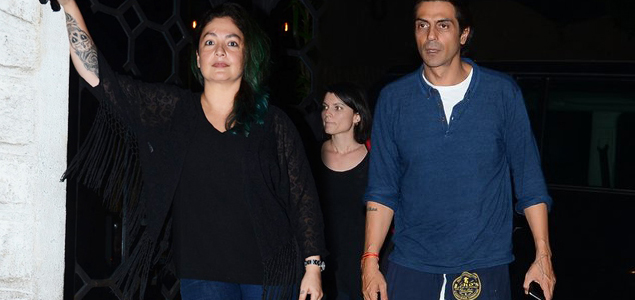 Arjun Rampal and Pooja Bhatt snapped at The Korner House