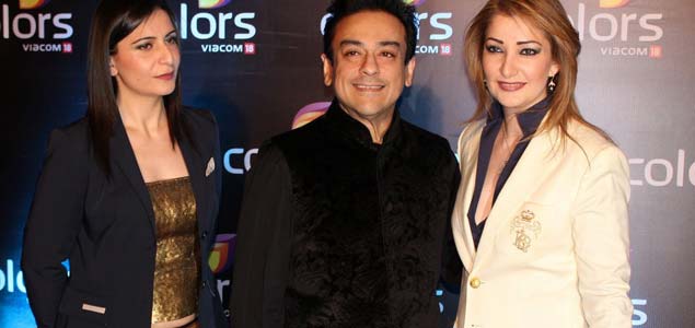Adnan Sami and Roya Faryabi at Colors Annual Awards 2016