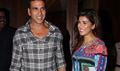 Akshay And Nimrit Snapped At Airlift Promotions - Airlift Event Photos