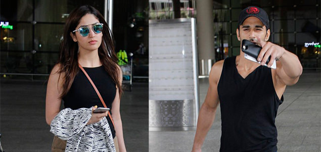 An angry Pulkit Samrat and Yami Gautam snapped at Airport