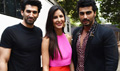 Arjun Kapoor Has Fun With Aditya And Katrina Kaif During Fitoor Promotions - Fitoor Event Photos