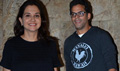 Vikramaditya Motwane And Anupama Chopra At The Screening of 'Carol' - Carol Event Photos