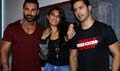 Varun Dhawan, John Abraham & Jacqueline Fernandez grace the 'Dishoom' media meet - Dishoom