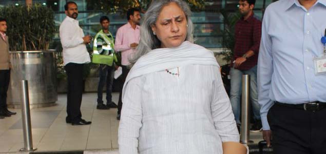 Jaya Bachchan snapped at domestic airport