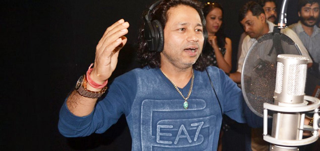 Kailash Kher Snapped At A Song Recording