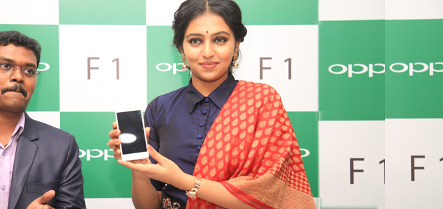 Actress Lakshmi Menon Launches Selfie Expert OPPO F1