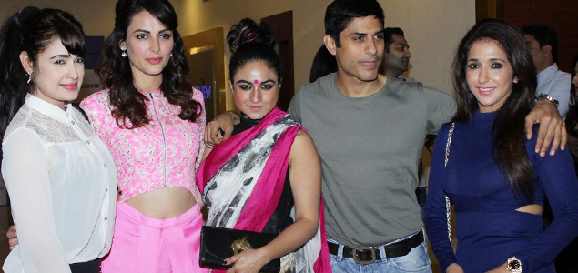 Mandana Karimi hosts a special screening of her film Kya Kool Hain Hum 3 for the Bigg Boss 9 contestants