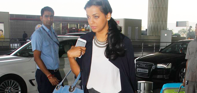 Mugdha Godse snapped at the airport