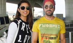Parineeti Chopra & Ayushmann depart for Meri Pyari Bindu shoot in Goa ...