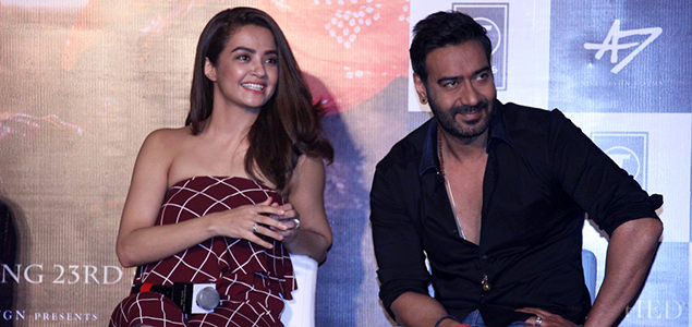 Ajay Devgan and Surveen grace movie 'Parched' Media meet