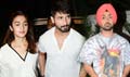 Shahid, Alia and Daljit snapped at Udta Punjab show for mumbai media - Udta Punjab Event Photos