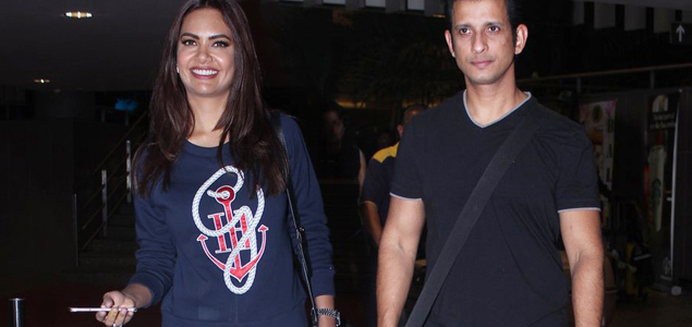 Sharman Joshi & Esha Gupta snapped at the international airport