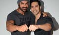 Varun Dhawan & John Abraham promote 'Dishoom' at Fever 104 FM - Dishoom Event Photos