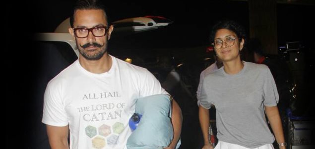 Aamir Khan snapped at the airport
