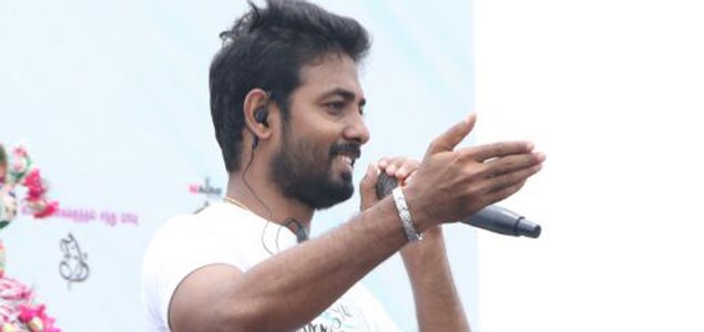 Actor Aari at Naanum Oru Vivasaiee Event