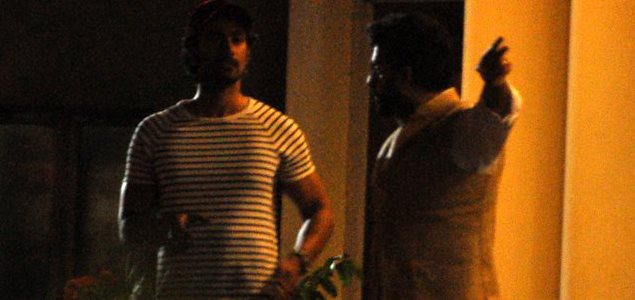 Abhishek, Aishwarya Rai Bachchan and Kunal Kapoor snapped at Lilavati hospital