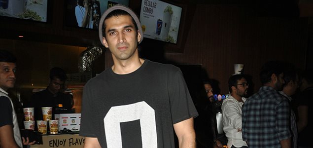 Aditya Roy Kapur snapped with friends at PVR Juhu