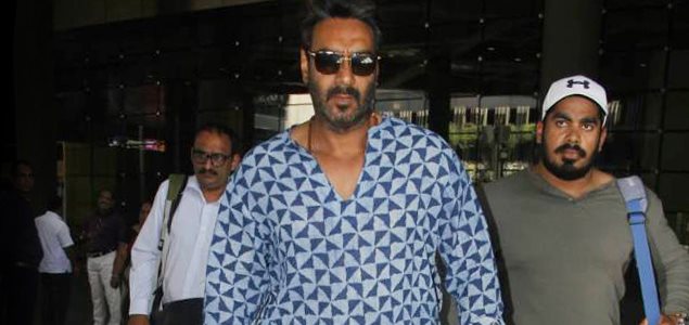 Ajay Devgan snapped at the airport