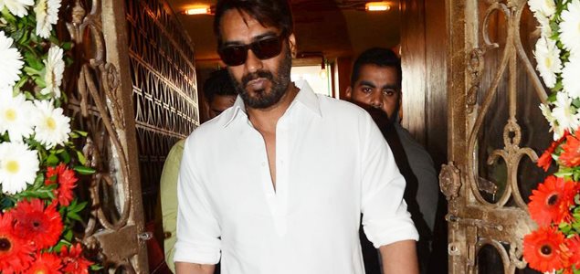 Ajay Devgn and others at Sheesha Sky Lounge's opening