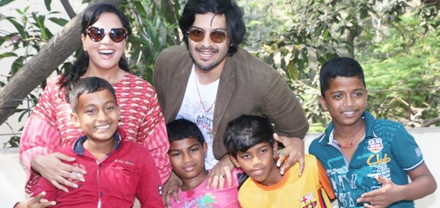 Ali Fazal and RIcha Chadda visit special kids at Dhai Akshar foundation