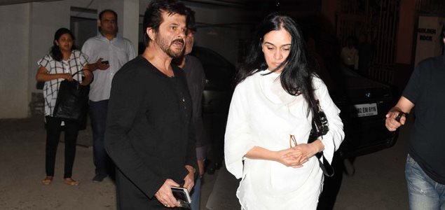 Anil Kapoor and Padmini Kolhapure snapped in Bandra