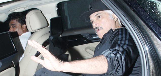 Anil Kapoor spotted in a new look for his film 'Fanney Khan' at B Blunt Salon