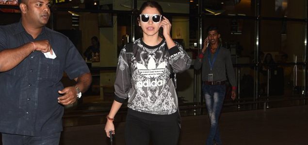 Anushka Sharma snapped at the airport