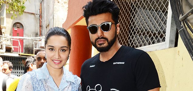 Arjun Kapoor and Shraddha Kapoor snapped at 'Half Girlfriend' promotions