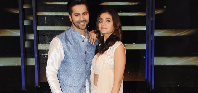 Alia Bhatt and Varun Dhawan snapped on the sets of 'Dil Hai Hindustani'