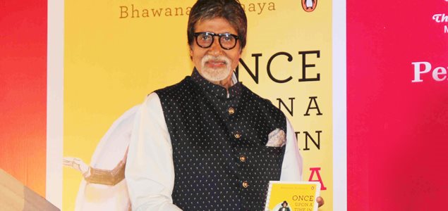 Amitabh Bachchan unveils Bhawana Somaaya's book 'Once Upon A Time In India  A Century Of Indian Cinema'