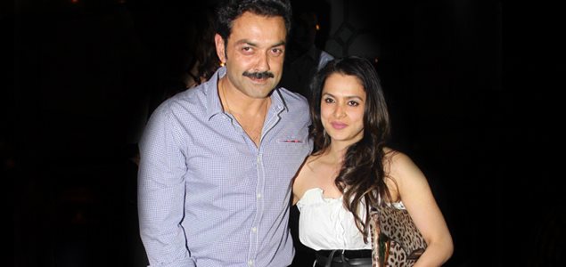 Bobby Deol and Tanya Deol snapped at the Korner House, Bandra