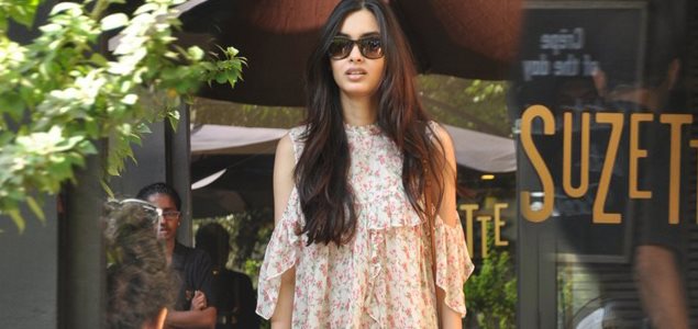 Diana Penty snapped post her lunch at 'Suzette', Bandra