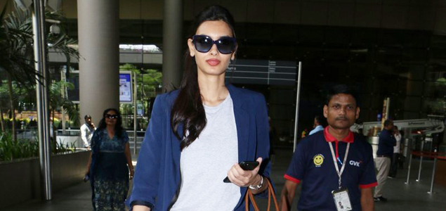 Diana Penty snapped at the airport