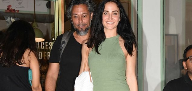Elli Avram snapped post dinner at The Kitchen Garden