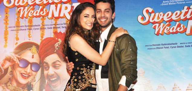 The first look launch of the film 'Sweetie Weds NRI'
