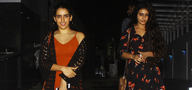 Fatima Sana Shaikh and Sanya Malhotra snapped post dinner in Bandra