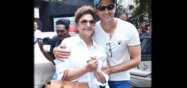 Hrithik Roshan snapped with family celebrating Mother's Day at Hakkasan in Bandra