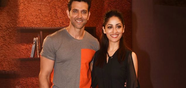 Hrithik Roshan and Yami Gautam snapped at Kaabil promotions