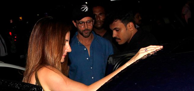 Hrithik Roshan, Sussanne Khan snapped with friends post dinner at Yuatcha Bandra