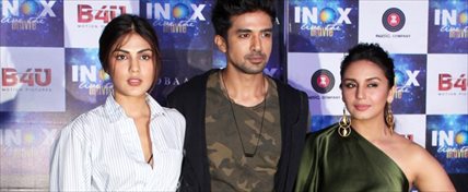 Huma Qureshi, Saqib Saleem and Rhea Chakraborty launch a song from Dobaara