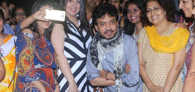 Irrfan Khan at 'Hindi Medium' screening for school teachers