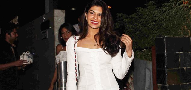 Jacqueline Fernandez snapped post dinner at a restaurant in Bandra