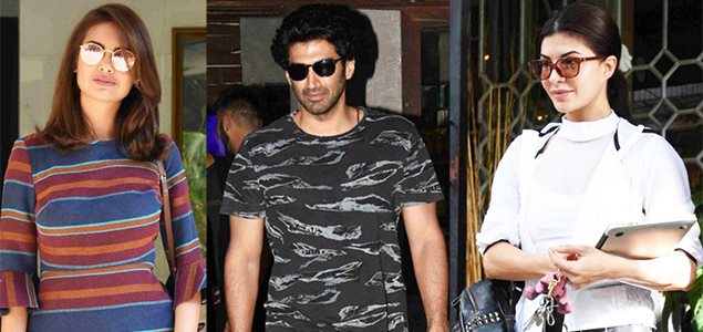 Jacqueline Fernandez, Esha Gupta and Aditya Roy Kapoor snapped in and around Bandra
