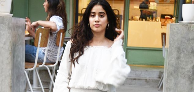 Jhanvi Kapoor snapped at The Kitchen Garden