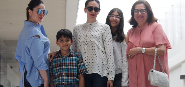 Kareena Kapoor and Karishma Kapoor snapped post birthday lunch with mom Babita Kapoor