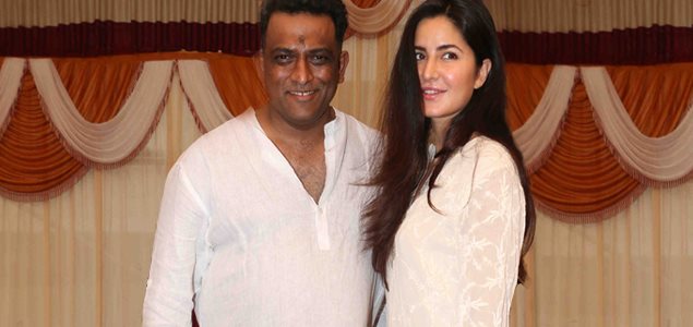 Katrina Kaif graces Saraswati Pooja at Anurag Basu's house