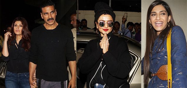 Akshay Kumar, Rekha, Sonam Kapoor and others at 'Kaabil' special screening