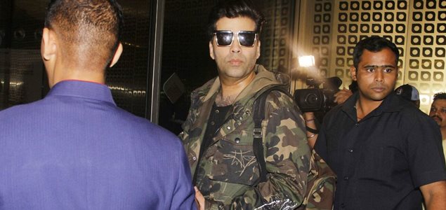 Karan Johar snapped at the airport
