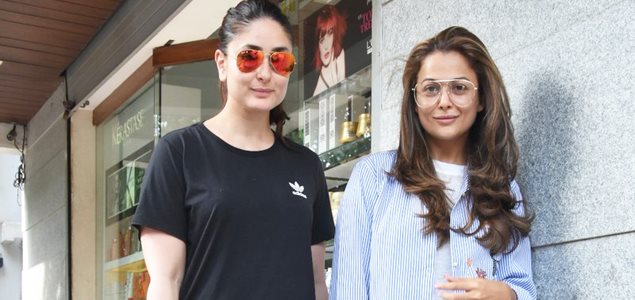 Kareena Kapoor Khan and Amrita Arora snapped post salon session in Bandra