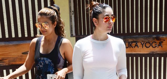 Kareena Kapoor Khan and Amrita Arora snapped post their Yoga session in Bandra